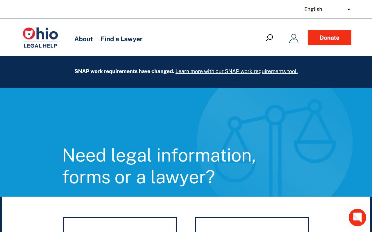 Lucas County Ohio Legal Help self-help forms resources for trial court records