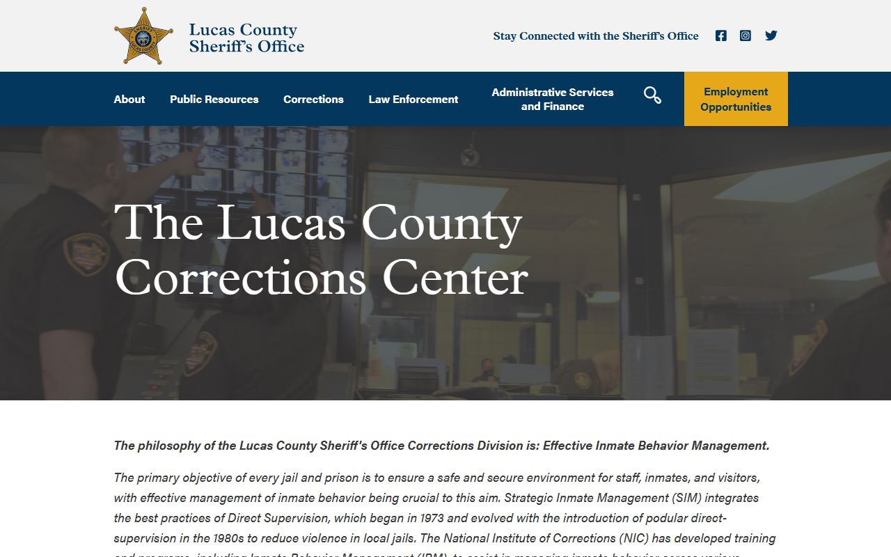 Lucas County probate records Lucas County Corrections Center capacity and booking information